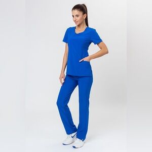Women’s Cherokee Infinity Royal Blue Scrub Set